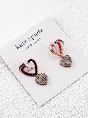 Kate Spade Heart Pendant Earrings